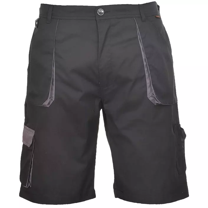 Portwest Texo work shorts, Black/Grey, large image number 0