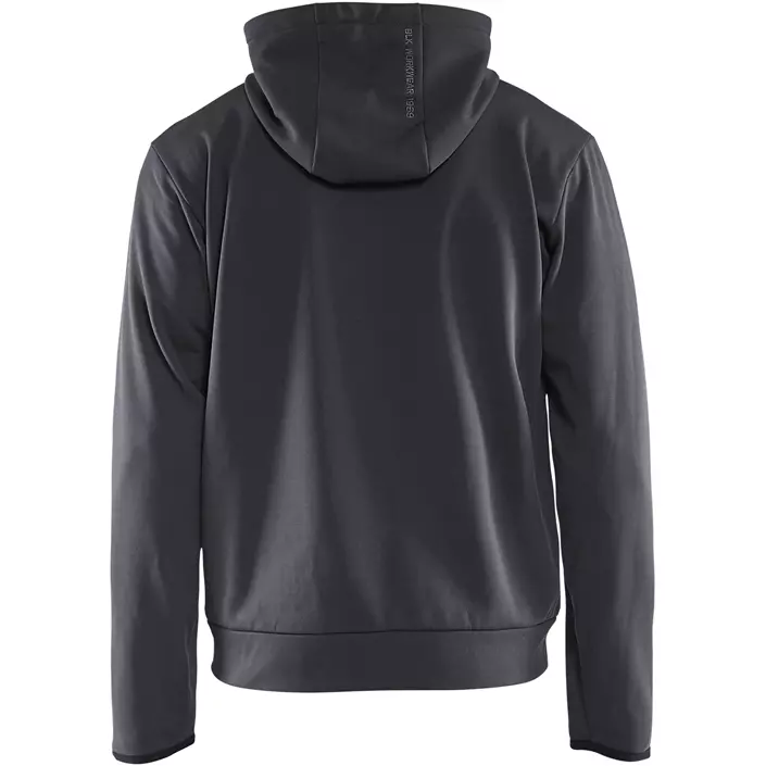 Blåkläder Unite hoodie, Mellangrå/svart, large image number 2