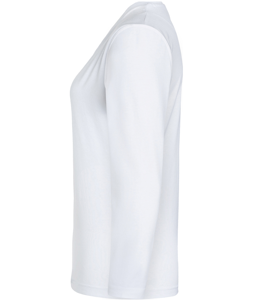 Karlowsky Casual-Flair women's long-sleeved shirt, White, large image number 3