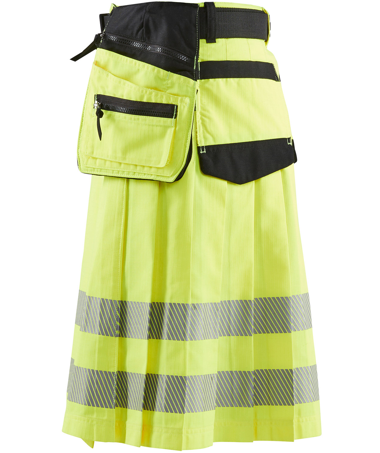 Bl&aring;kl&auml;der h&aring;ndv&aelig;rkerkilt, Hi-vis Gul/Sort, large image number 2