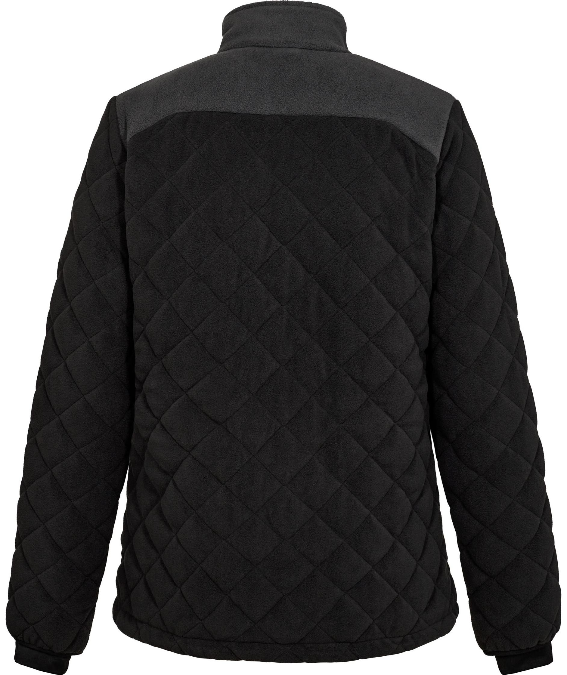 Engel Entire quilted women's fleece jacket, Black/Anthracite Grey, large image number 3