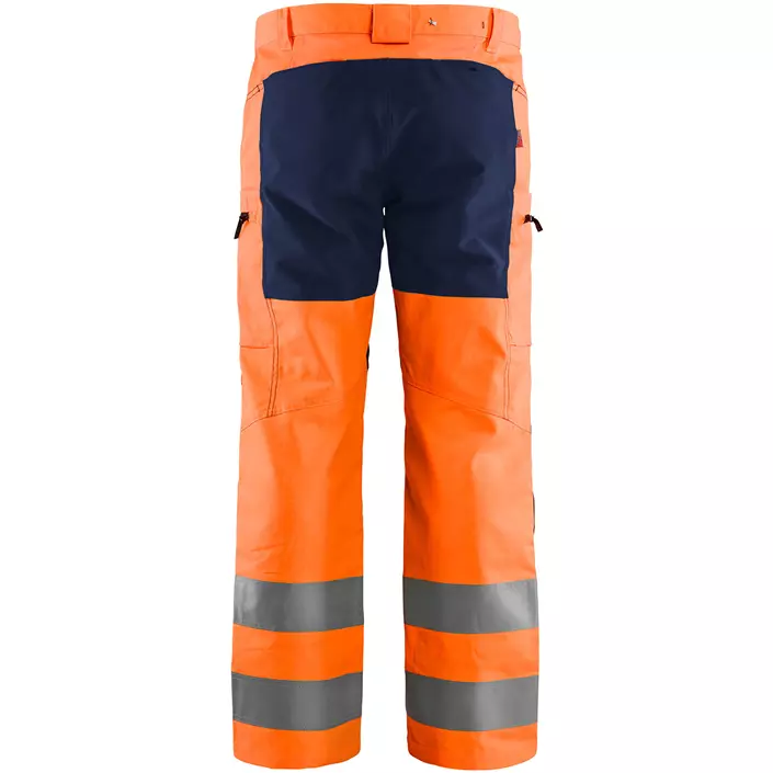 Blåkläder arbejdsbukser, Hi-vis Orange/Marine, large image number 1
