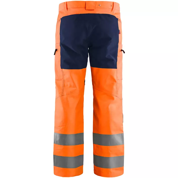 Blåkläder arbejdsbukser, Hi-vis Orange/Marine, large image number 1