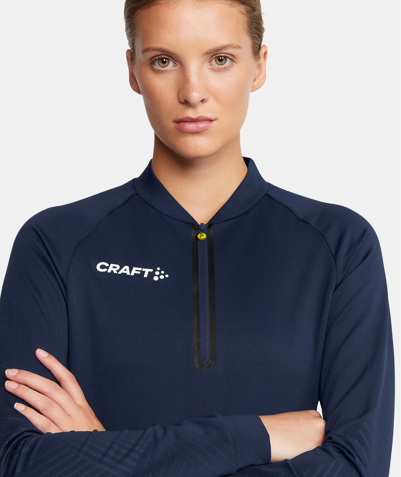 Craft Extend Damen Halfzip Trainingspullover, Navy, large image number 4