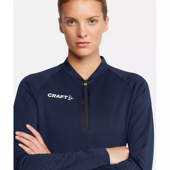Craft Extend halfzip dame tæningstrøje, Navy, large image number 4