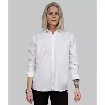 J. Harvest & Frost Twill Green Bow O1 lady relaxed fit shirt, White