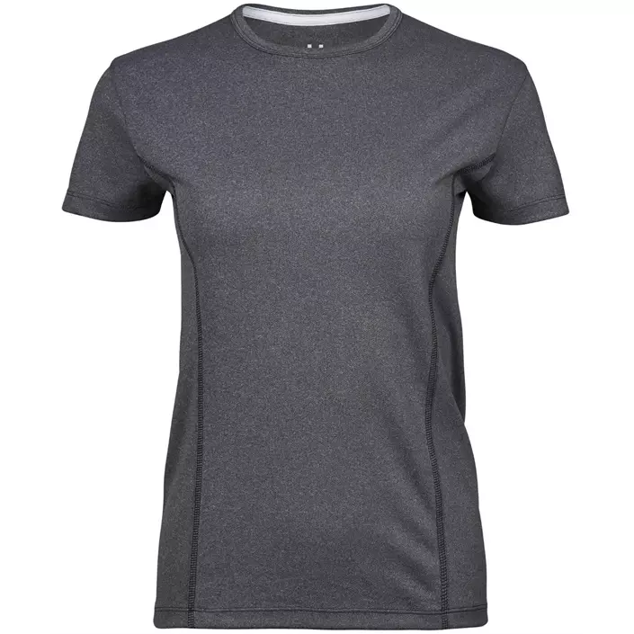 Tee Jays Performance Damen T-Shirt, Dunkelgrau Melange, large image number 0