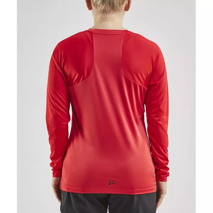 Craft Pro Control Impact langärmliges Damen T-Shirt, Rot/Schwarz, large image number 3