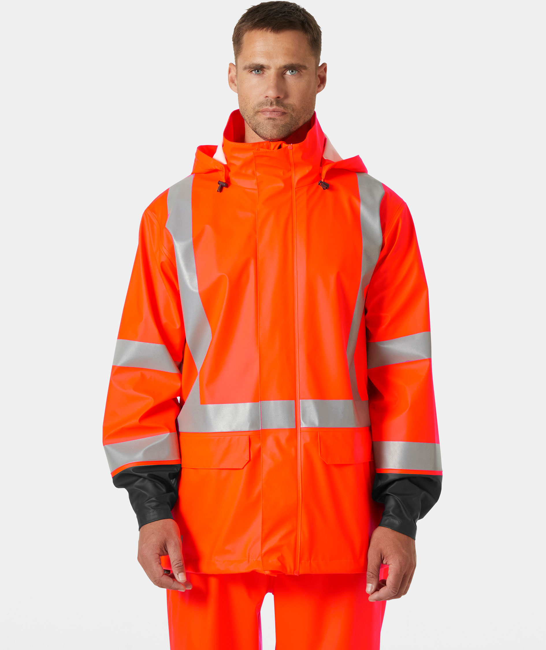 Helly Hansen Addvis rain jacket, Hi-vis Orange/Ebony, large image number 1