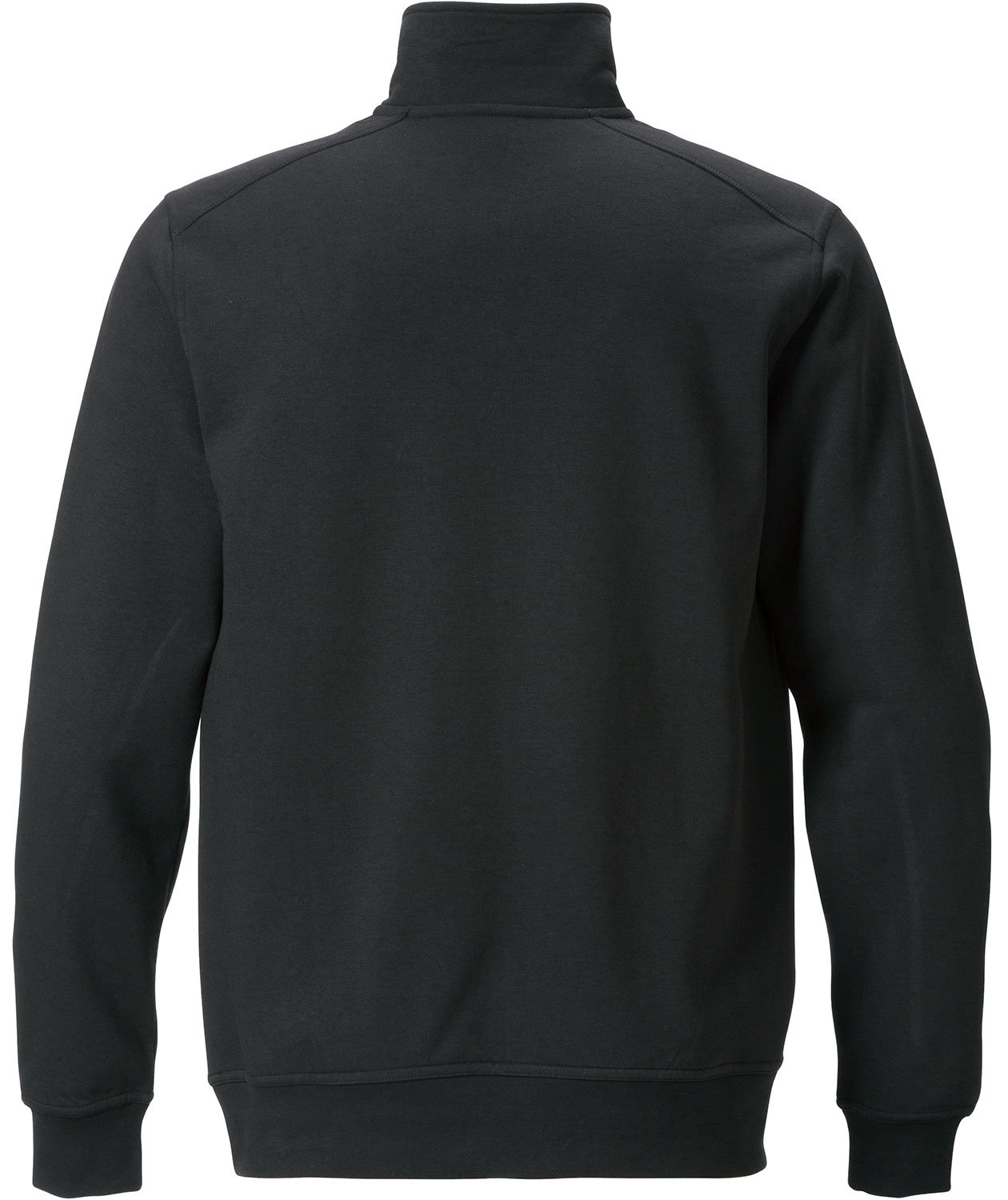Fristads sweatshirt half zip 7607, Black, large image number 1