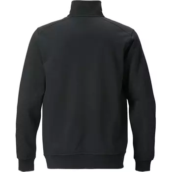 Fristads sweatshirt half zip 7607, Sort
