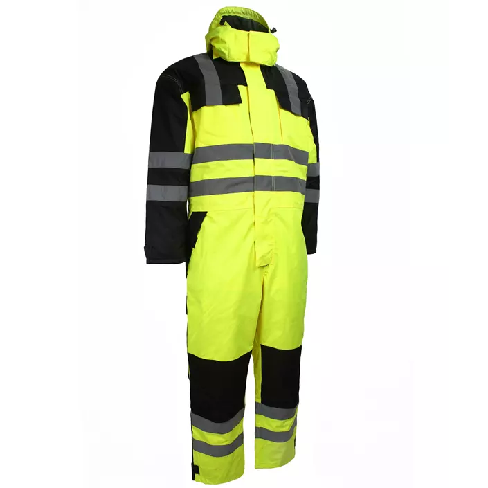 Lyngsoe winter coverall, Hi-vis Yellow/Black, large image number 0
