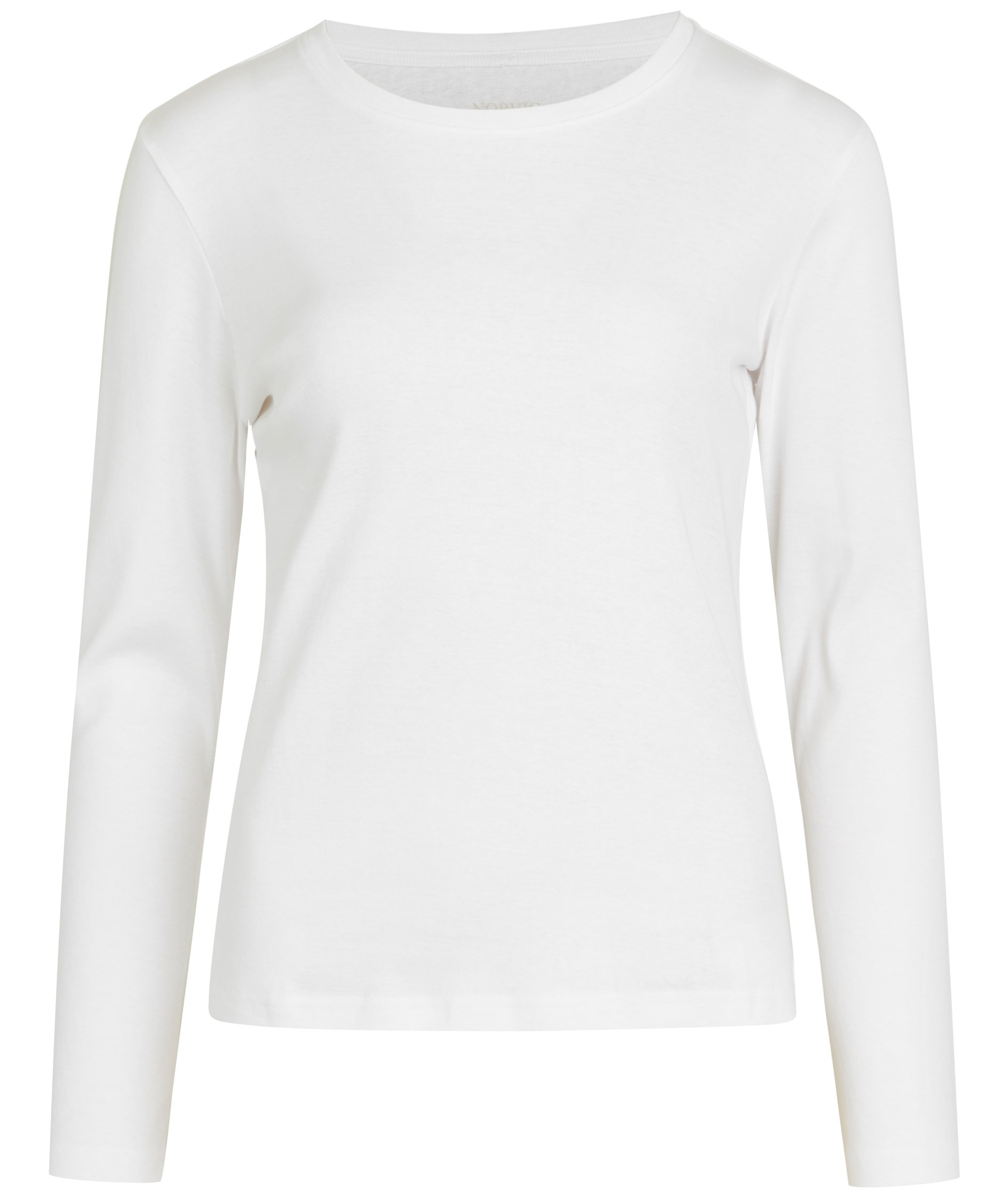 NORVIG l&aring;ng&auml;rmad T-shirt, Vit