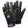 Tegera 517 winter work gloves, Black/Green, Black/Green, swatch