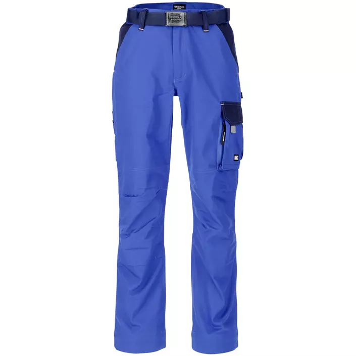 Kramp Original work trousers with belt, Royal Blue/Marine, large image number 0