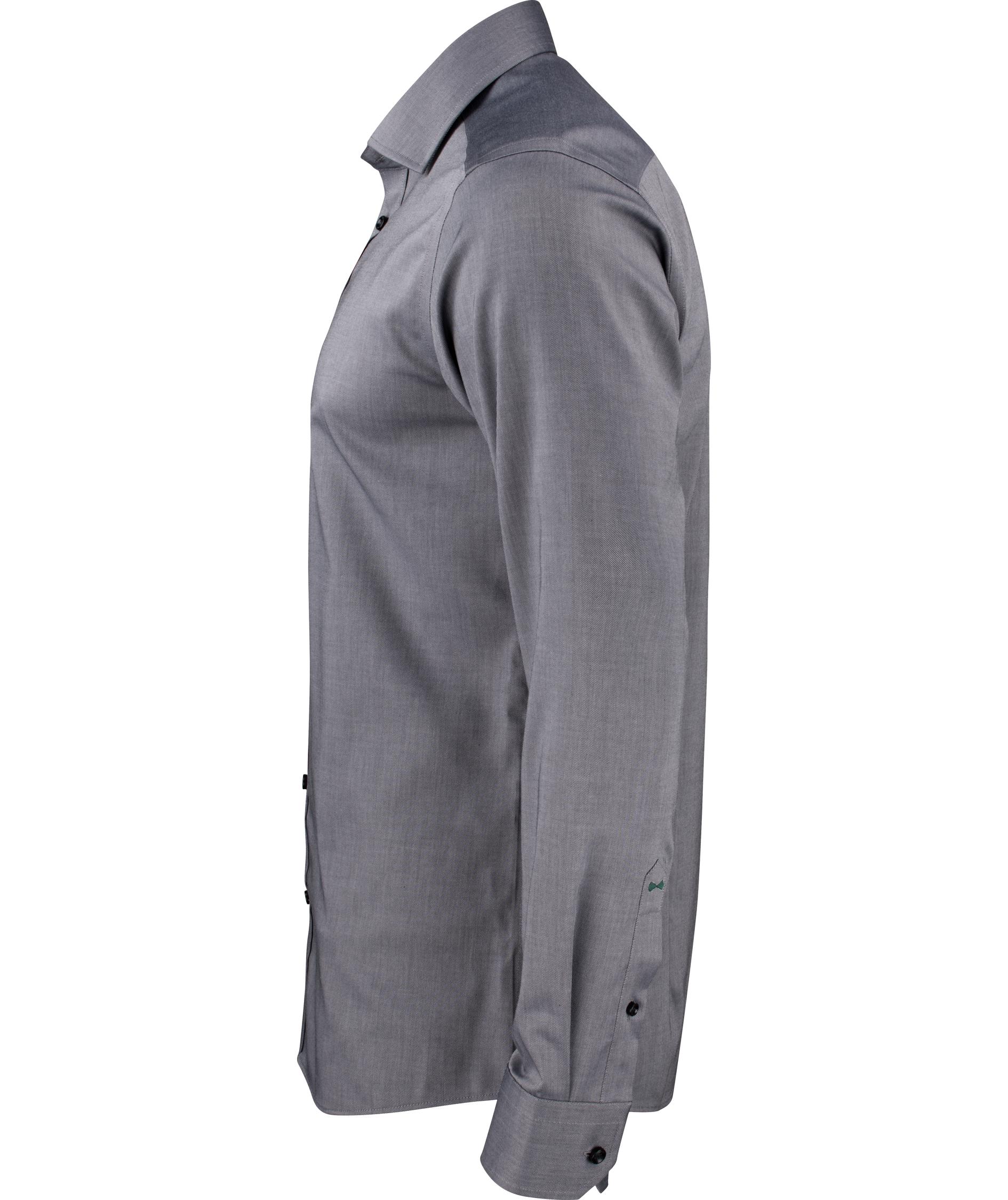 J. Harvest & Frost Twill Green Bow O1 regular fit skjorte, Gr&aring;, large image number 2