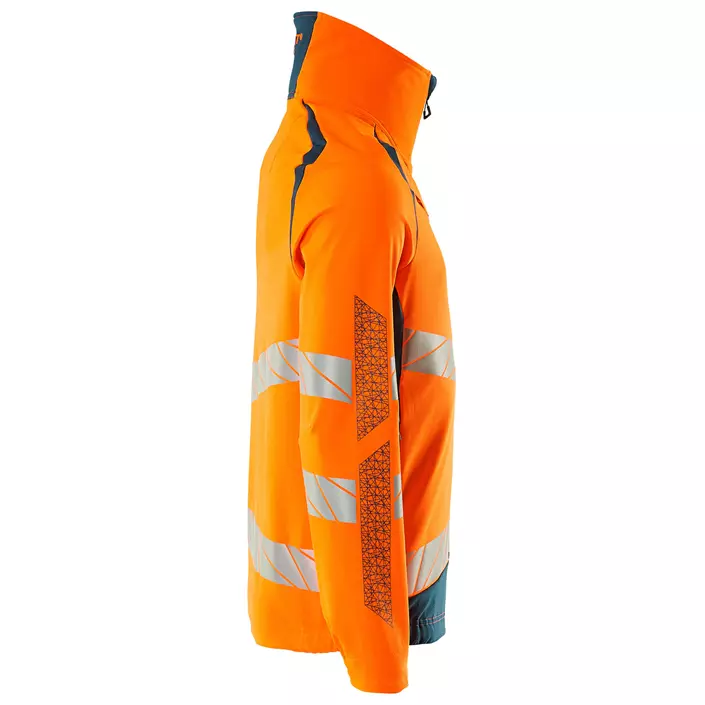 Mascot Accelerate Safe jacka full stretch, Varsel Orange/Mörk Petroleum, large image number 3