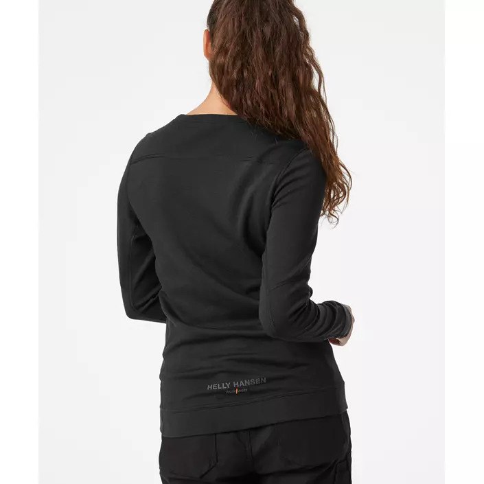 Helly Hansen Lifa women's long-sleeved undershirt with merino wool, Black, large image number 3