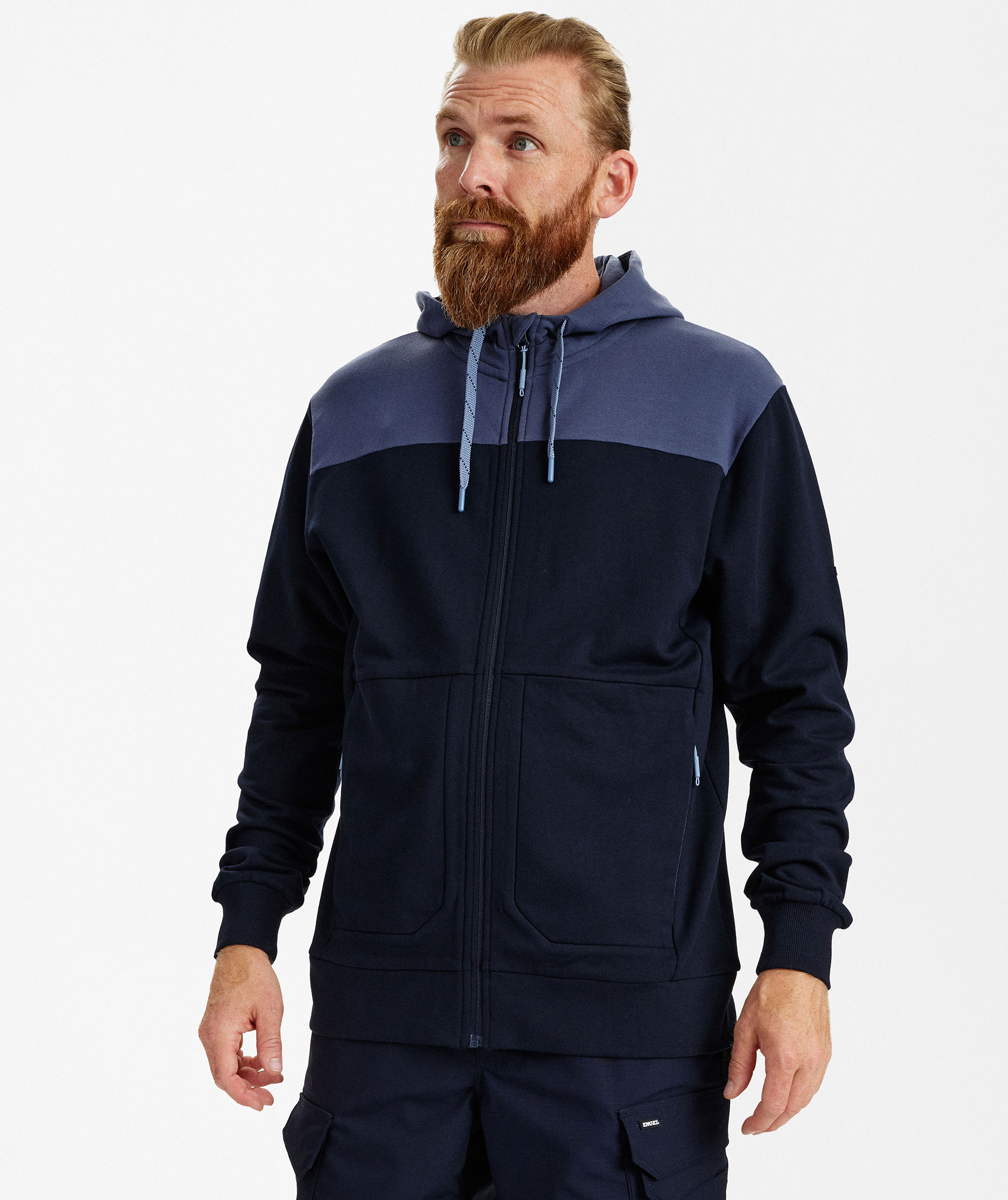 Engel Entire hoodie with zipper