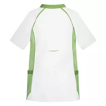 Kentaur kurzärmeliges Damenhemd, Weiß/Grün