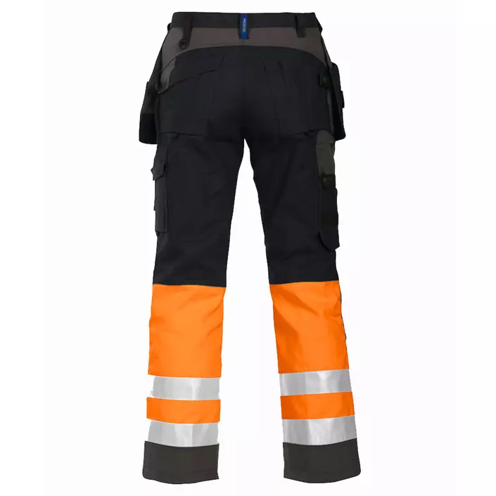 ProJob craftsman trousers 6522, Hi-Vis Orange/Black, large image number 1