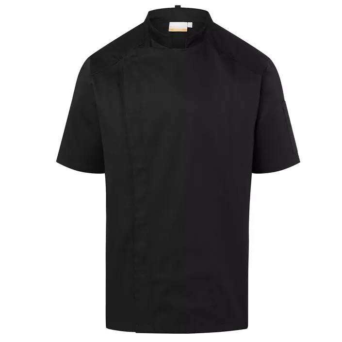 Karlowsky short-sleeved chefs jacket, Black, large image number 0