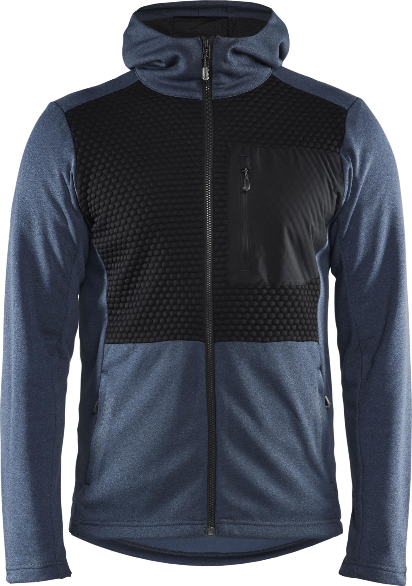 Bl&aring;kl&auml;der h&aelig;ttetr&oslash;je, St&oslash;vet bl&aring;/sort, St&oslash;vet bl&aring;/sort, swatch