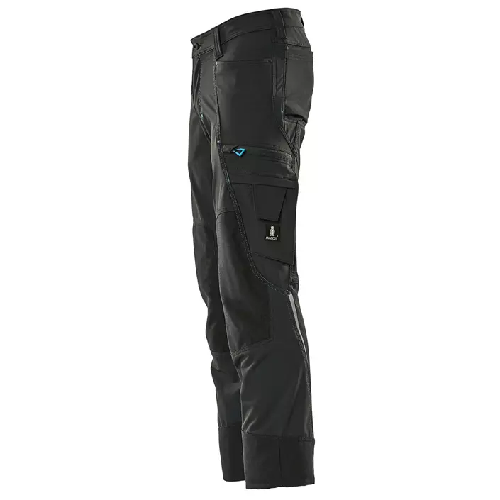 Mascot Advanced work trousers full stretch, Black, large image number 3