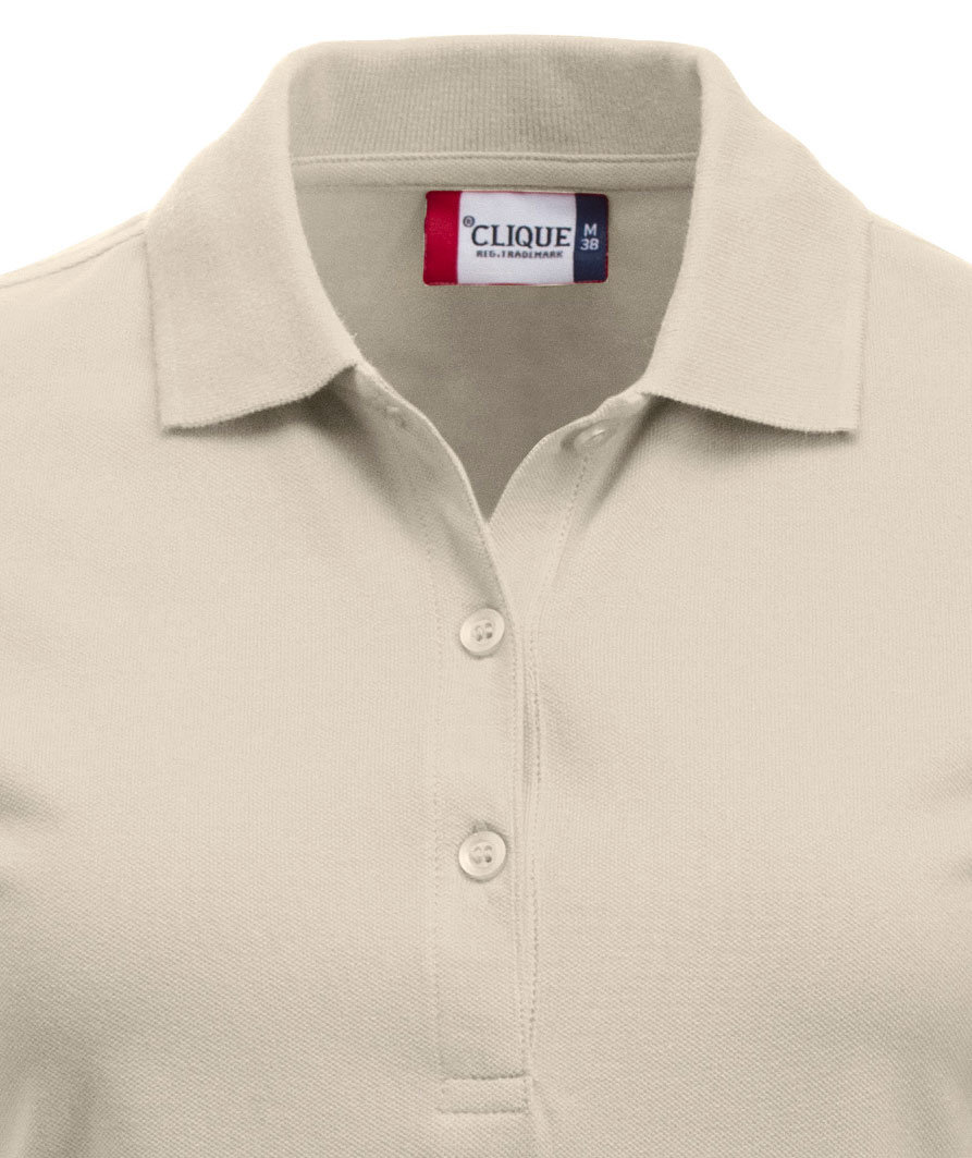 Clique Classic Marion women's polo shirt, Light Khaki
