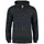 Clique Premium OC hoodie med blixtlås, Svart, Svart, swatch