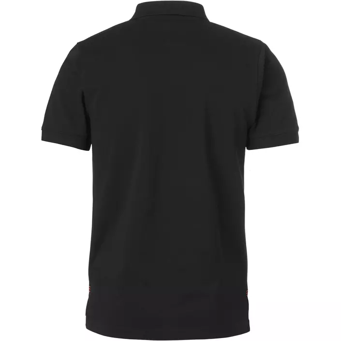 South West Weston polo shirt, Black/Orange, large image number 2