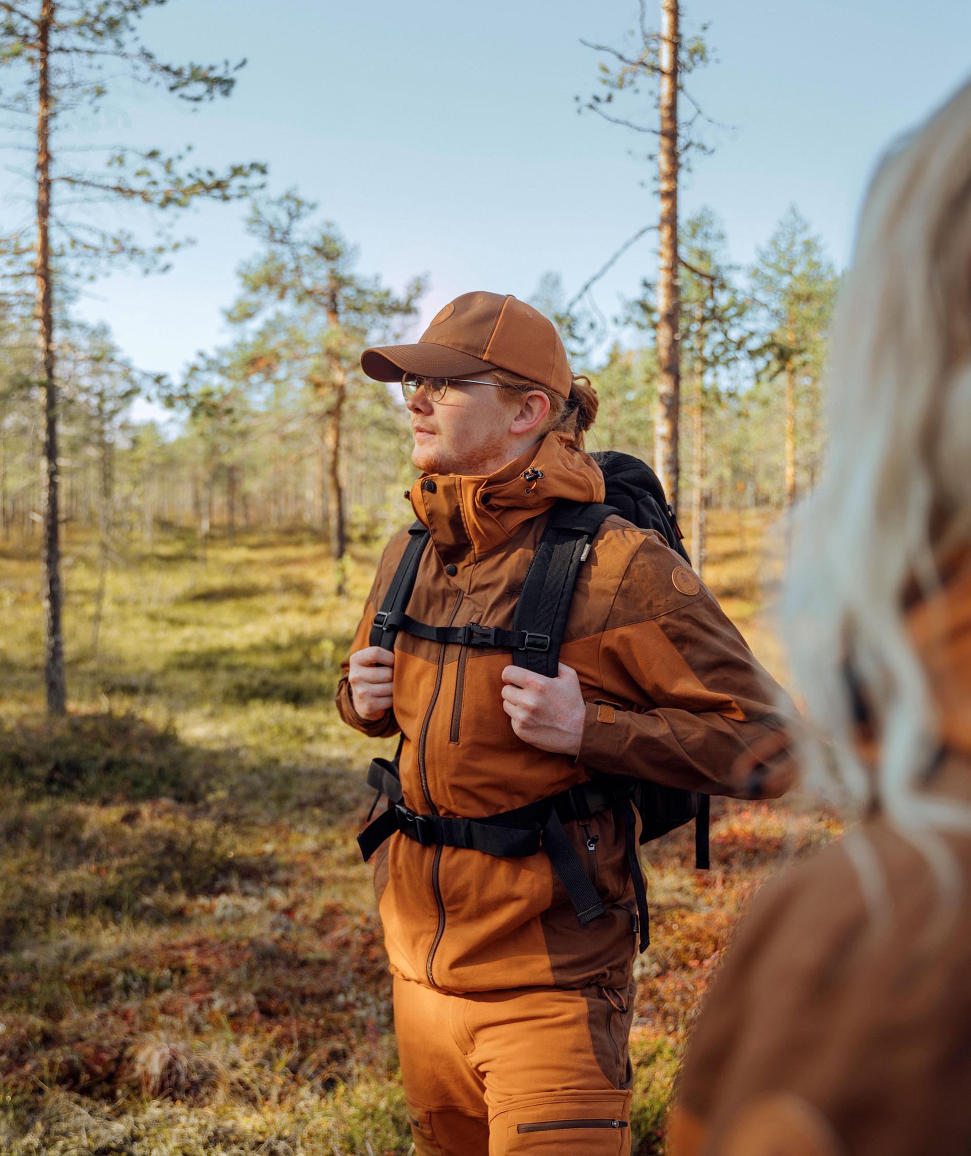 Pinewood Finnveden Hybrid friluftsjakke, Fudge/Nougat, large image number 4