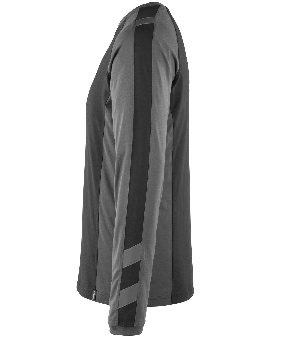 Mascot Unique Bielefeld long-sleeved T-shirt, Black/Dark Antracit, large image number 1