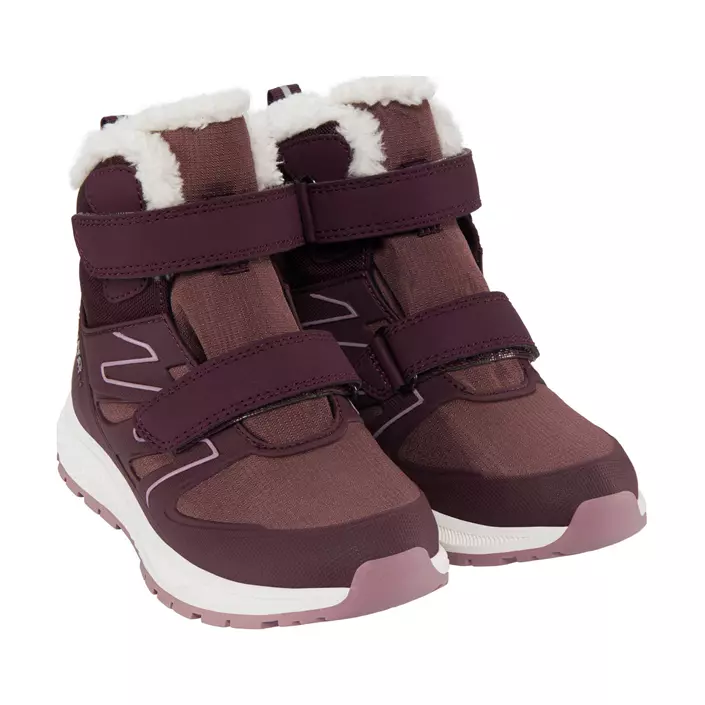 Viking Equip Defence Warm WP 2V stövlar till barn, Grape/Antique Rose, large image number 2