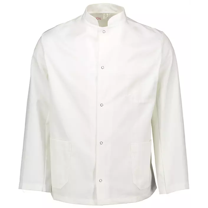 Borch Textile butcher jacket with interior pockets, White, large image number 0