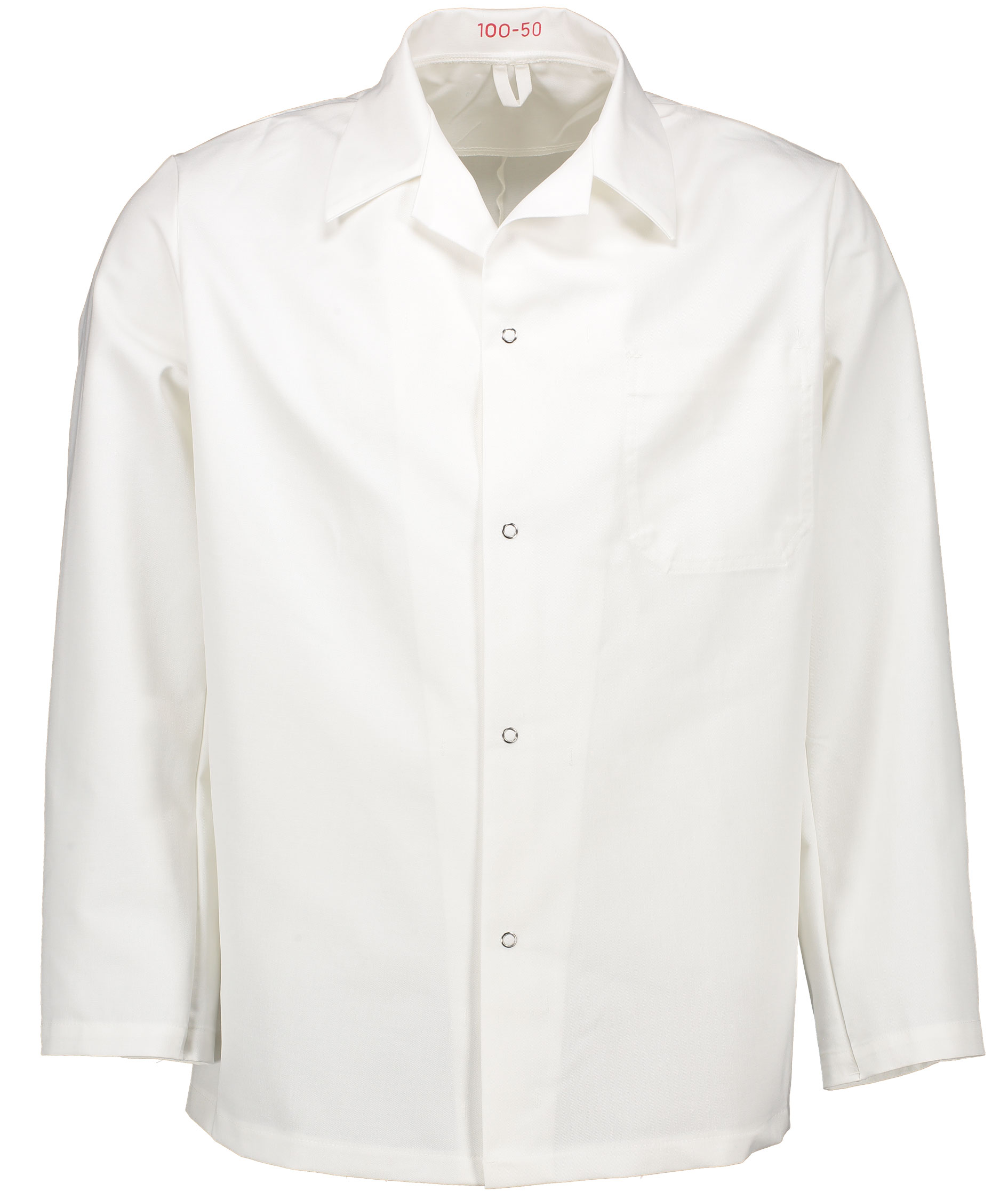 Borch Textile butcher jacket with interior pockets, White, large image number 0