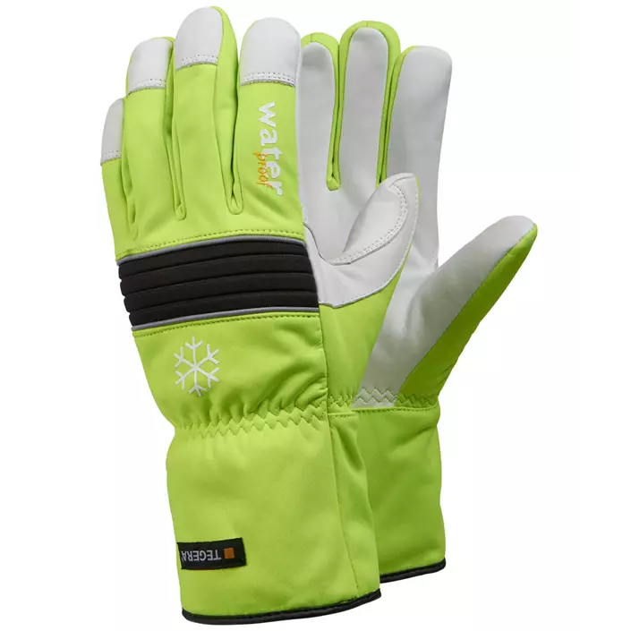 Tegera 299 winter work gloves, Green/Black/White, large image number 0