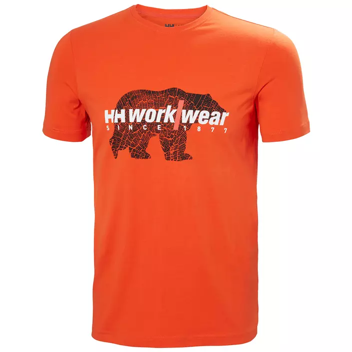 Helly Hansen T-shirt, Mørk Orange, large image number 0