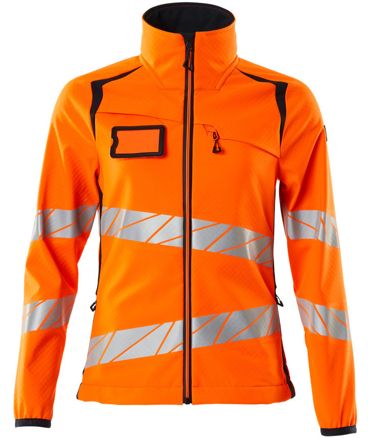 Mascot Accelerate Safe softshelljacka dam, Varsel Orange/M&ouml;rk Marinbl&aring;, Varsel Orange/M&ouml;rk Marinbl&aring;, swatch