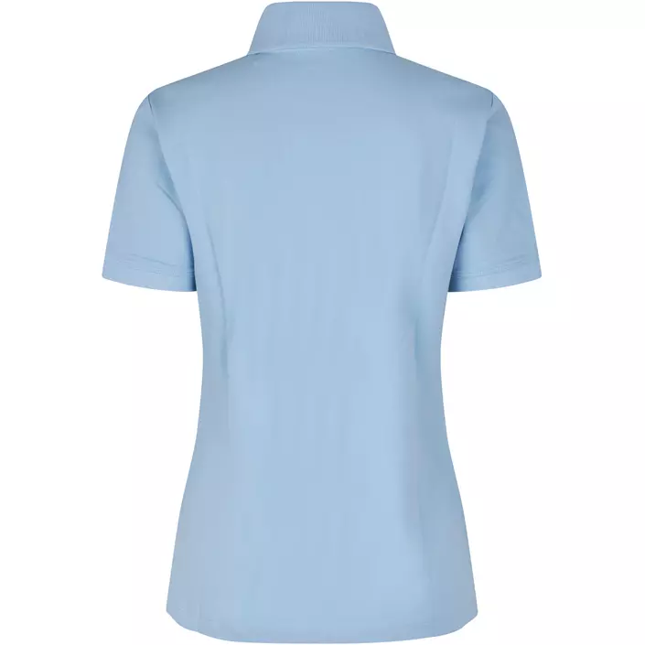 ID økologisk dame polo T-shirt, Lys Blå, large image number 1