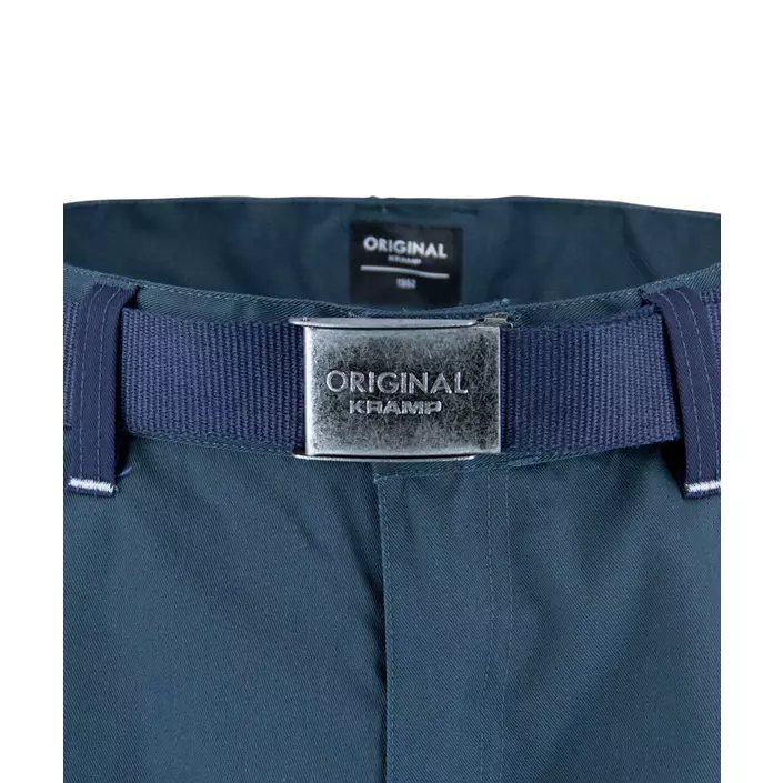 Kramp Original work trousers with belt, Green/Marine, large image number 4