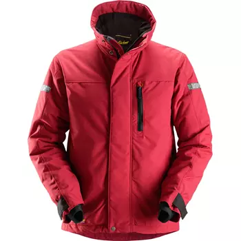 Snickers AllroundWork 37.5® winter work jacket 1100, Red/Black