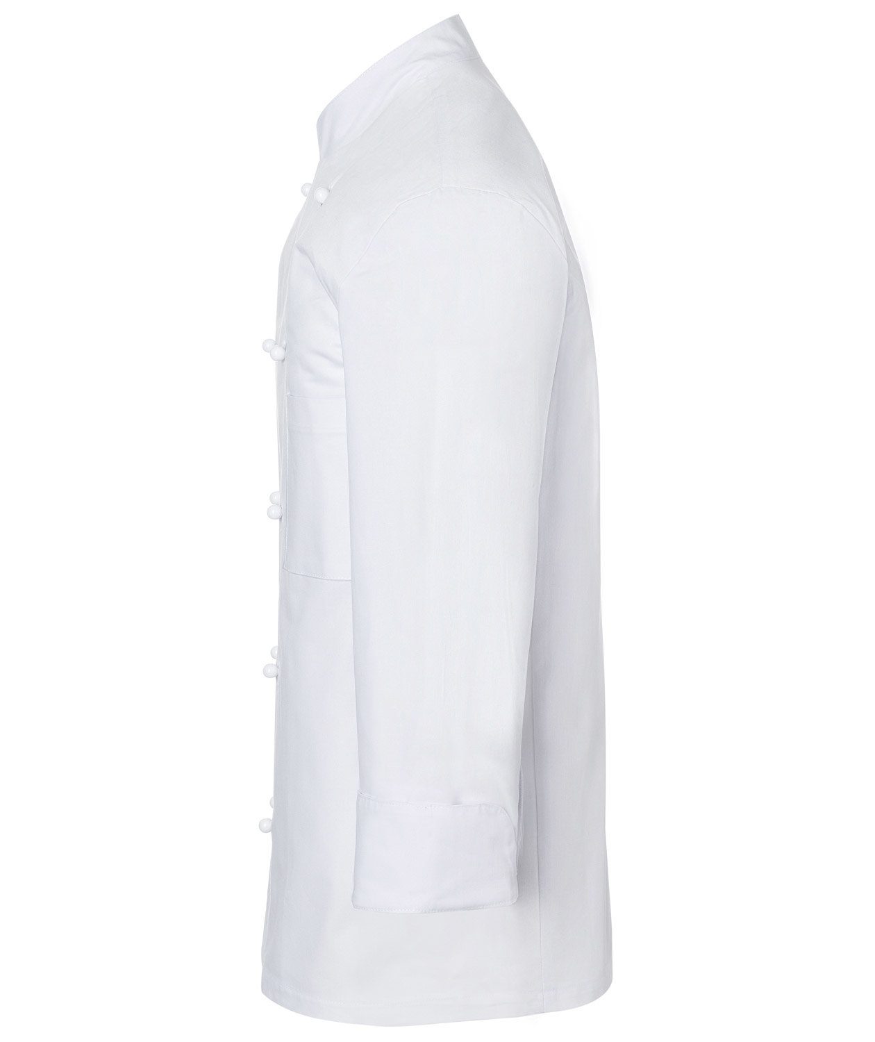 Karlowsky Thomas chefs jacket without buttons, White, large image number 4
