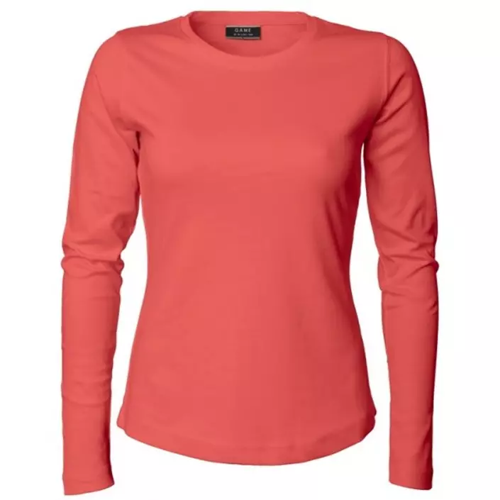 ID Interlock long-sleeved women's T-shirt, Coral, large image number 0