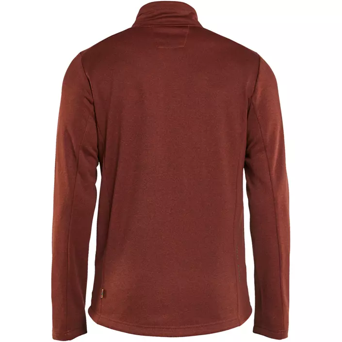 Blåkläder fleece cardigan, Bränd Röd/Svart, large image number 1