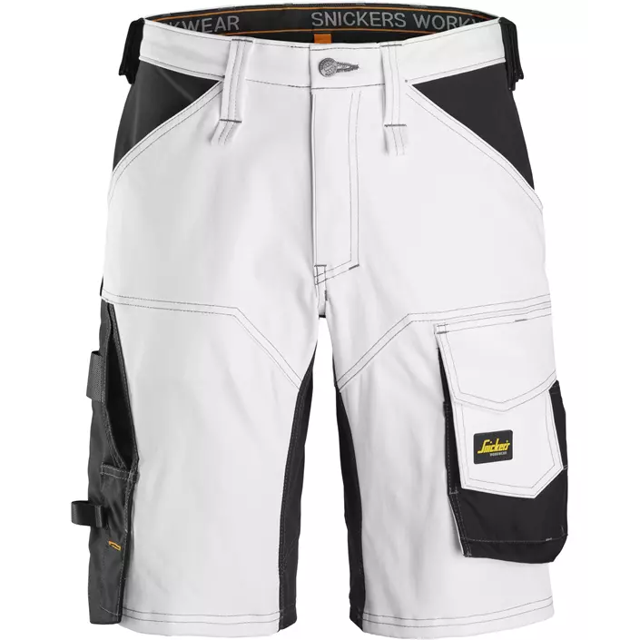 Snickers AllroundWork Arbeitsshorts 6153, White/black, large image number 0