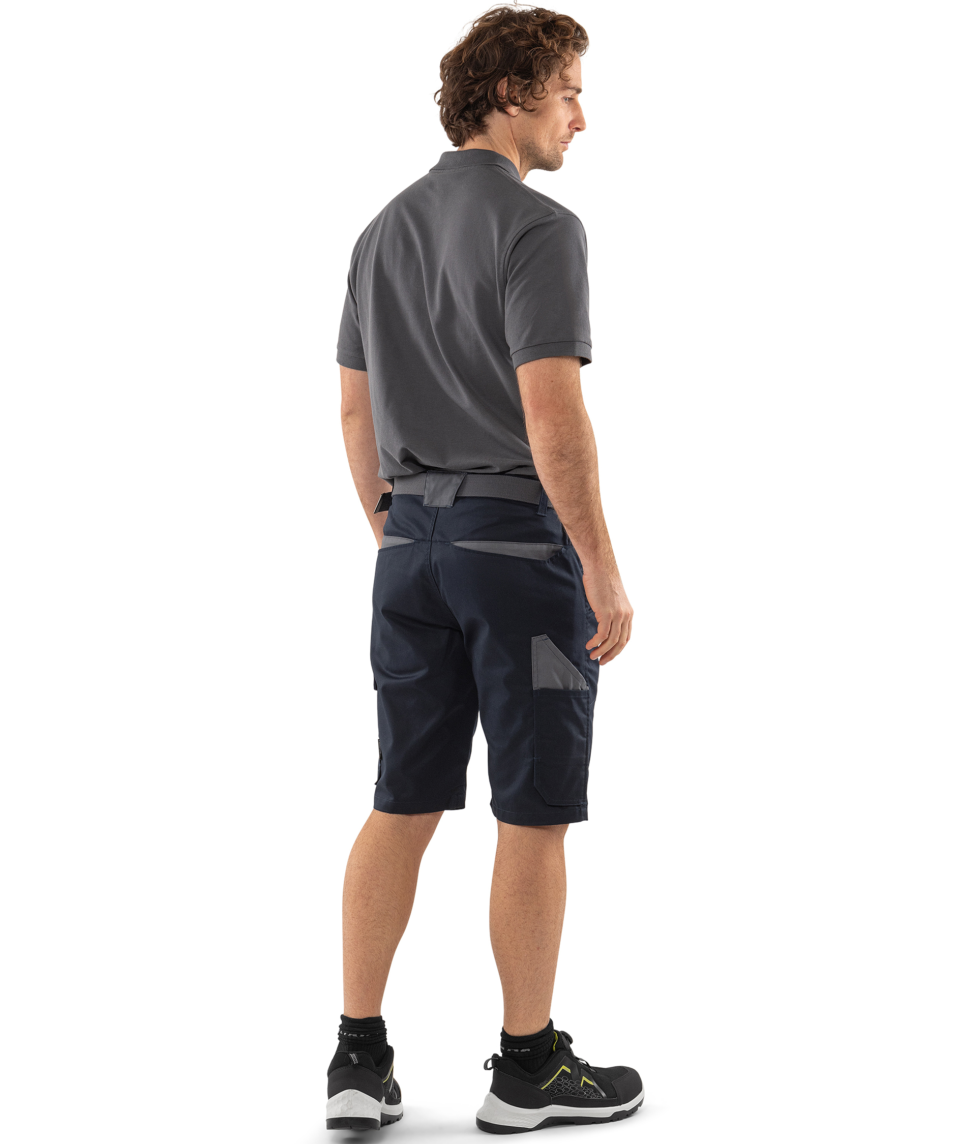 Fristads Green shorts 2932 GWM, Dark Marine/Grey, large image number 3