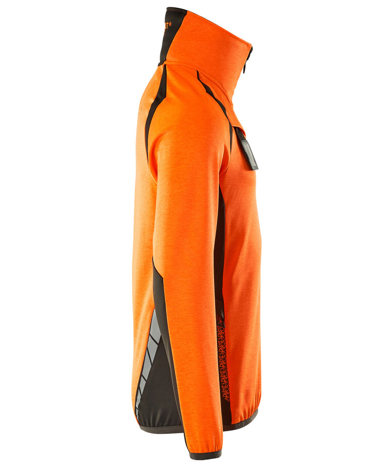 Mascot Accelerate Safe fleecegenser, Oransje/M&oslash;rk antrasitt, large image number 2