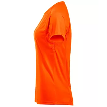Clique Active Damen T-Shirt, Hi-vis Orange