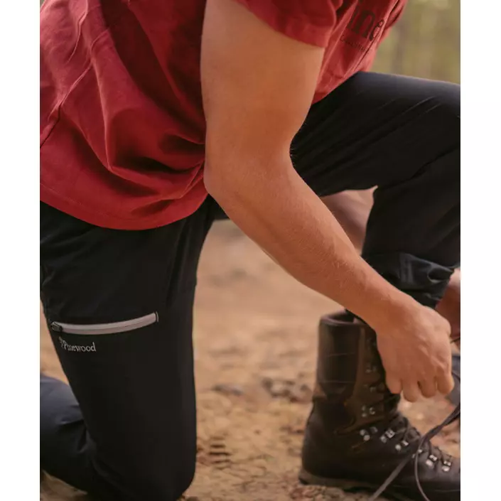 Pinewood Finnveden Trail stretch bukser, Sort, large image number 10